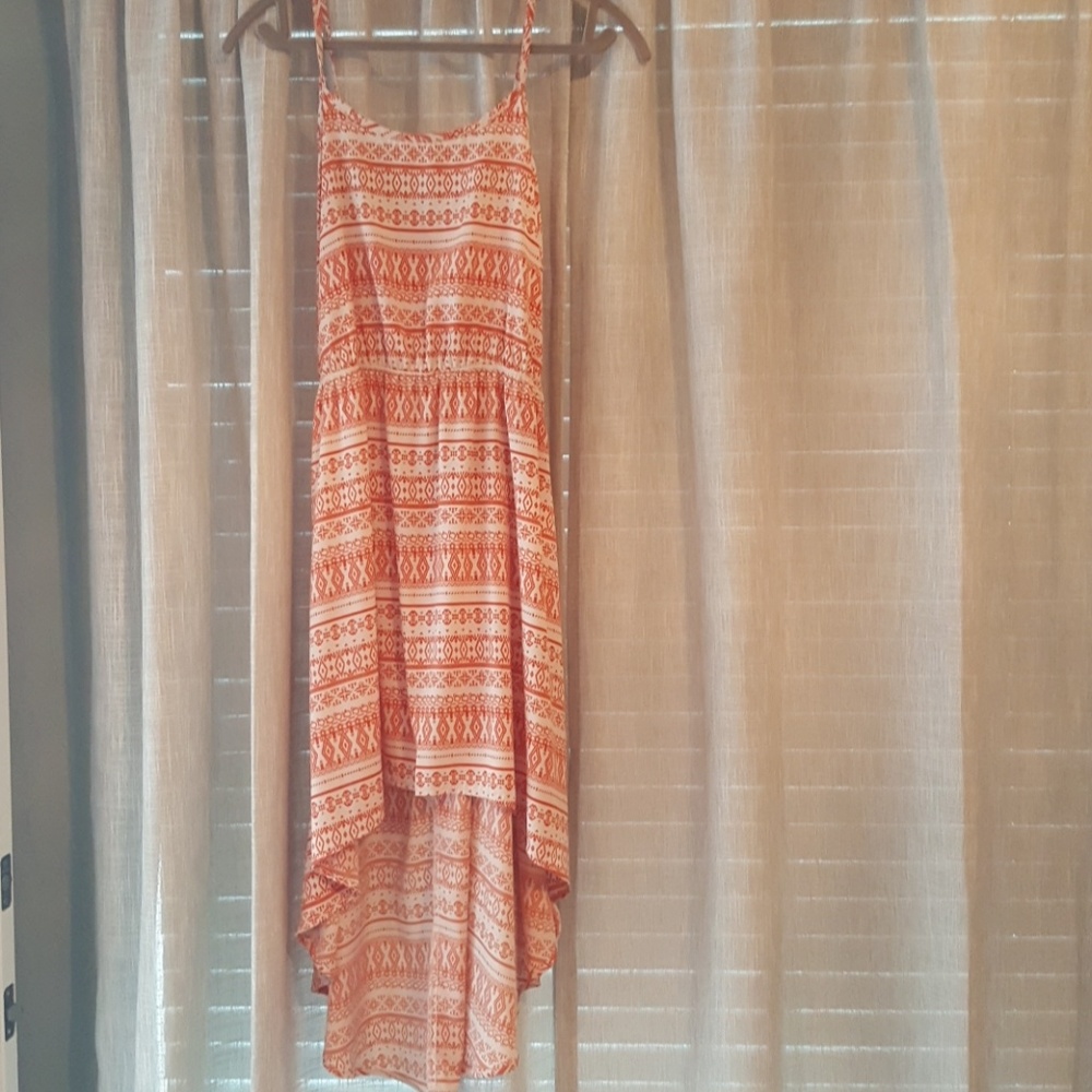 High-low maxi dress